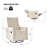 29.5" W Linen Swivel Glider Recliner-975469083
