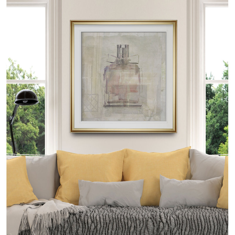 « pretty parfums i », reproduction de peinture à l’huile, H 27 po x l 27 po x P 1,5 po, Cadre doré