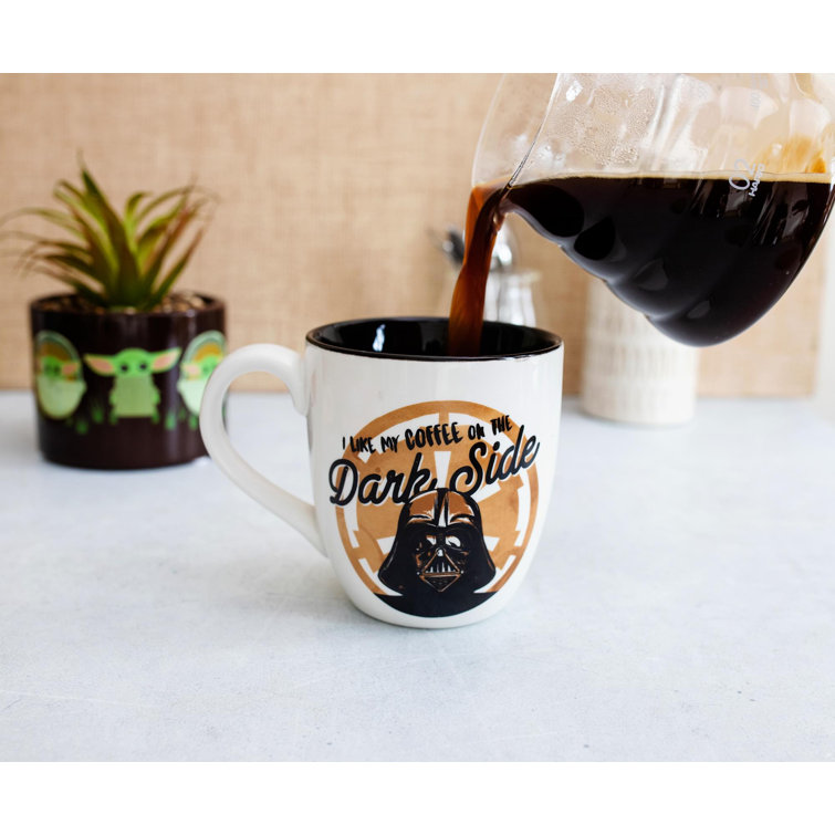 Star Wars I Like My Coffee On The Dark Side Ceramic Mug | Holds 18 Ounces