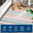10' x 20' Reversible Outdoor Patio Rug, Waterproof Plastic Straw Weave, Foldable Lightweight Design, Easy-Clean Surface for Backyard, Deck, Camping and Beach-1264458714-1264458695