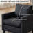 28.4" Faux Leather Upholstered Armchair