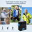 Machine portative d'oxygène à débit réglable 1-7L - Générateur d'oxygène à usage de voyage 33-93% avec sac de transport et ensemble complet d'accessoires