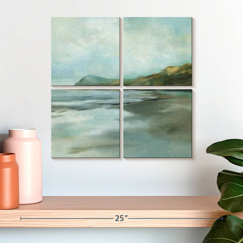 Ocean Cliffs, 18" H x 18" W