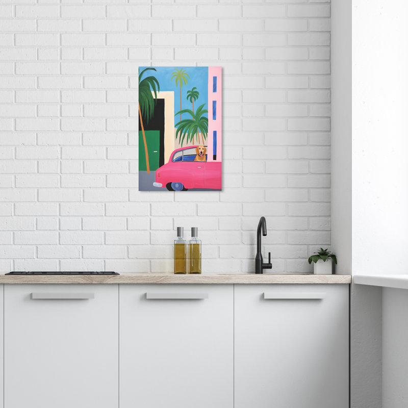 «Best Friend In The Car» par Wynwood Studio, H 24 po x l 16 po x P 0,8 po