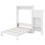 Grand lit escamotable avec tablettes-488564542