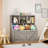 Kids Toy Storage Organizer, Kids Bookshelf and Toy Storage, Toddlers Bookshelf Toy Organizer for Kids Rooms Playroom Bedroom Nursery Daycare