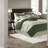 Soft Faux Suede King Bedding Sets, 7 Piece Transitional Home Style