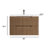 30" Walnut Modern Wall-Mounted Floating Bathroom Cabinet
