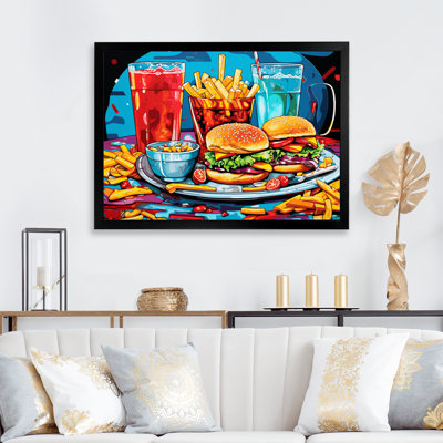 Pop Fast Food Hamburger Meal II
