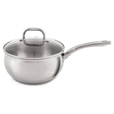 Davyline Cookware 3-Layer Base 1.5-Quart Stainless Steel Stew Pot