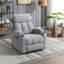 83 cm Wide Modern Minimalist Upholstered Manual Recliner with Cup Holder-1718060437