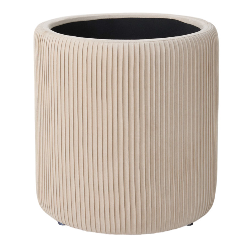 37.5cm Wide Ottoman, Beige