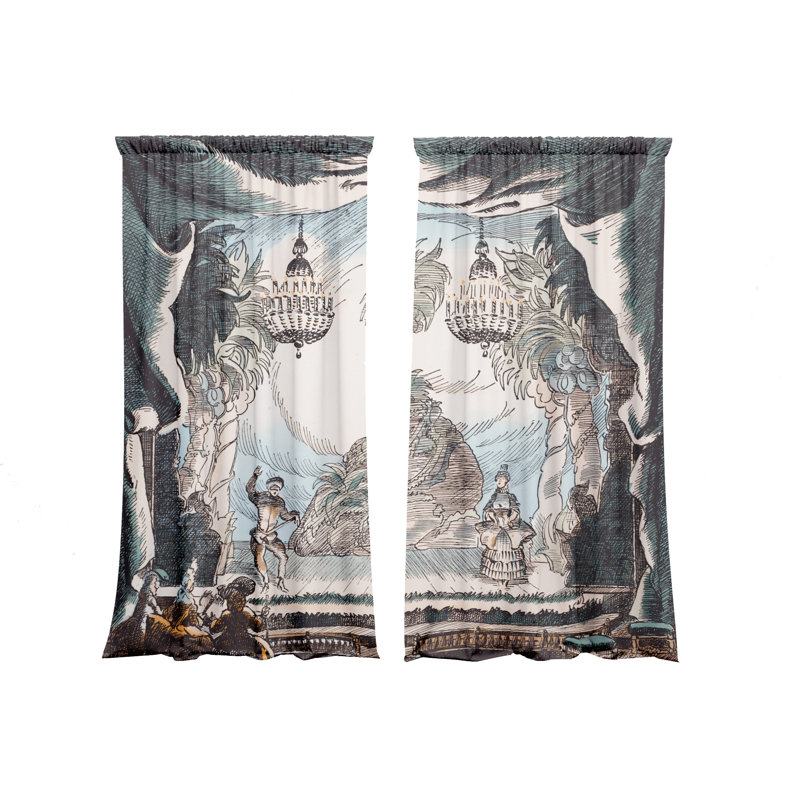 Room Darkening Curtains, 148 W x 200 D cm