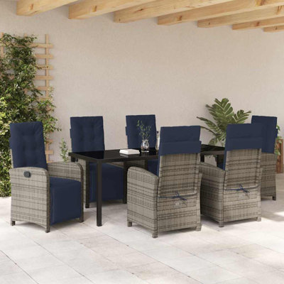 6 - Person Patio Dining Set Rectangular Table