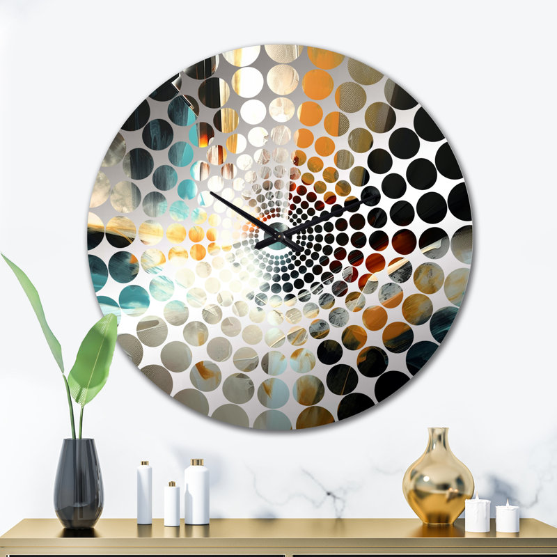Trayalla - Horloge murale abstraite, Grand