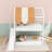 Wood Loft Bed With Slide And Built-In Shelves And Playhouse-Style-525818636