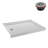 Streamline 42 in. x 34 in. Corner Acrylic Shower Base in Glossy White with Left Drain, Drain Included