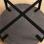 Table basse ronde rétro avec plateau en bois de sapin et pieds croisés-976338755-976338757
