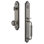 Arc One-Piece Handleset with Single Cylinder Deadbolt and C Grip with Parthenon Knob