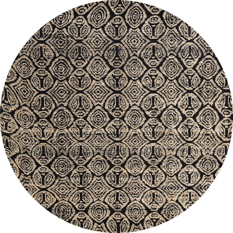 Abstract Indoor Rug, Round 3'