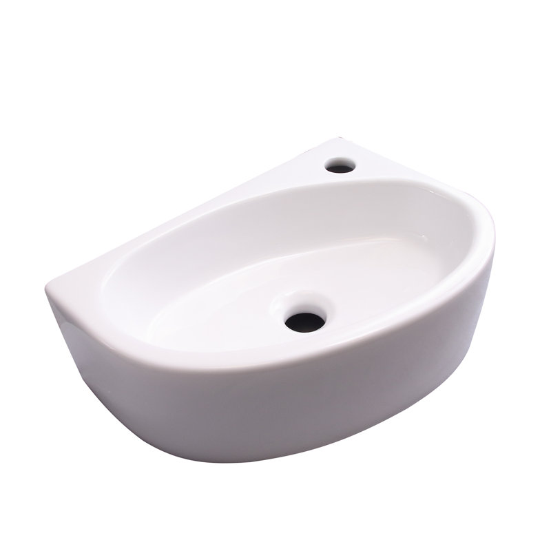 Barclay Alvion 11.5'' White Vitreous China Specialty Bathroom Sink