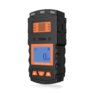 Handheld Carbon Monoxide Meter w/ Visual, Audio & Vibrating Alerts