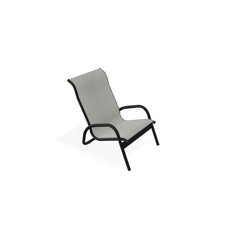 Gardenella Patio Chair, Augustine Oyster, Black