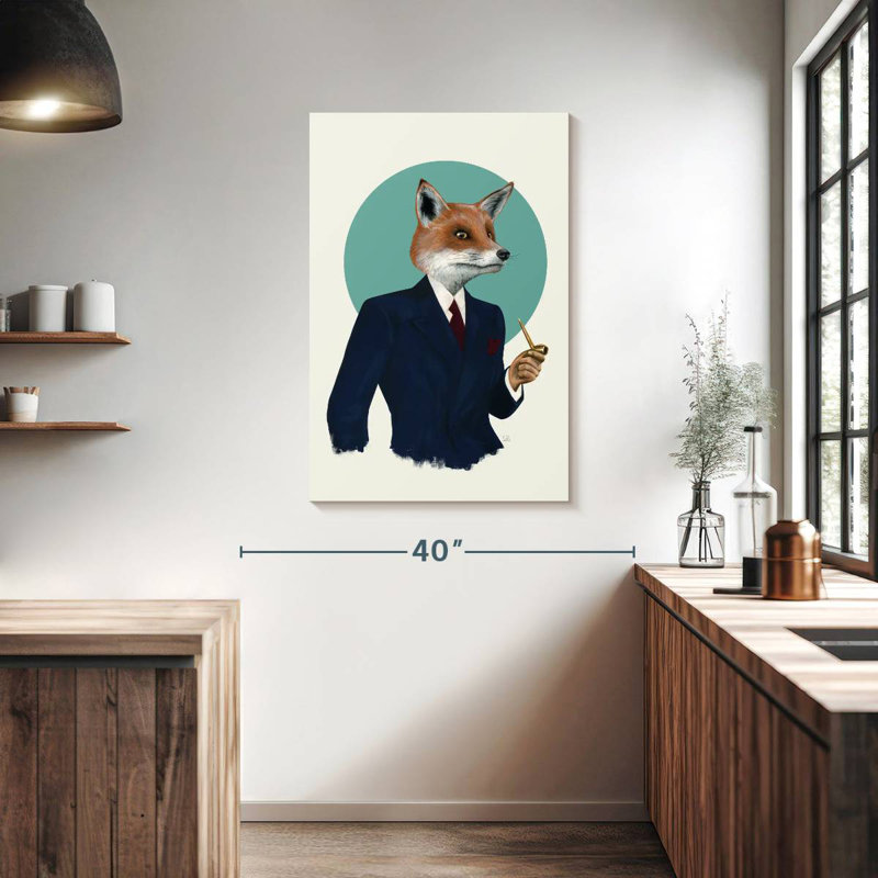Brampt Mr. Fox, 39" H x 26" W