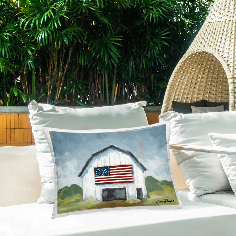 Coussin Patriotic Country Barn