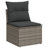 Vidaxl Garden Sofa Set Grey