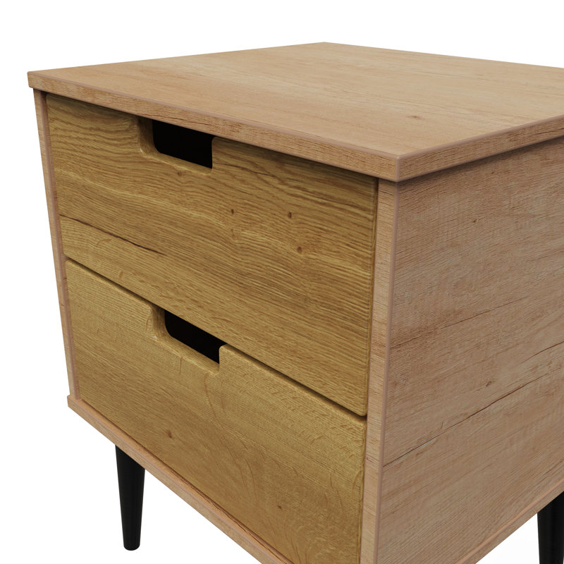 Buldir 45cm W Manufactured Wood Bedside Table
