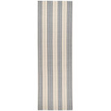Conway Blue Handwoven Cotton Rug