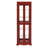 Lighted Glass Curio Display Cabinet With Adjustable Shelves, Ideal For Showcasing Collectibles In Living Room Or Kitchen-48022171
