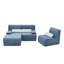 Modern Sectional Sofa 98" Boneless Sofa L-shaped Sofa Couch Cozy Sofa for Living Room-129604533