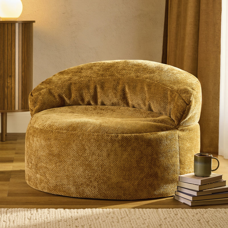 Bean Bag Chair, Yellow