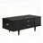 Modern Rectangle Coffee Table with Four Drawers, Two Side Hidden Storage Compartments, 47.2" Wood Coffee Table with Metal Handles and Four Solid Wood Legs for Living Room-2007699889