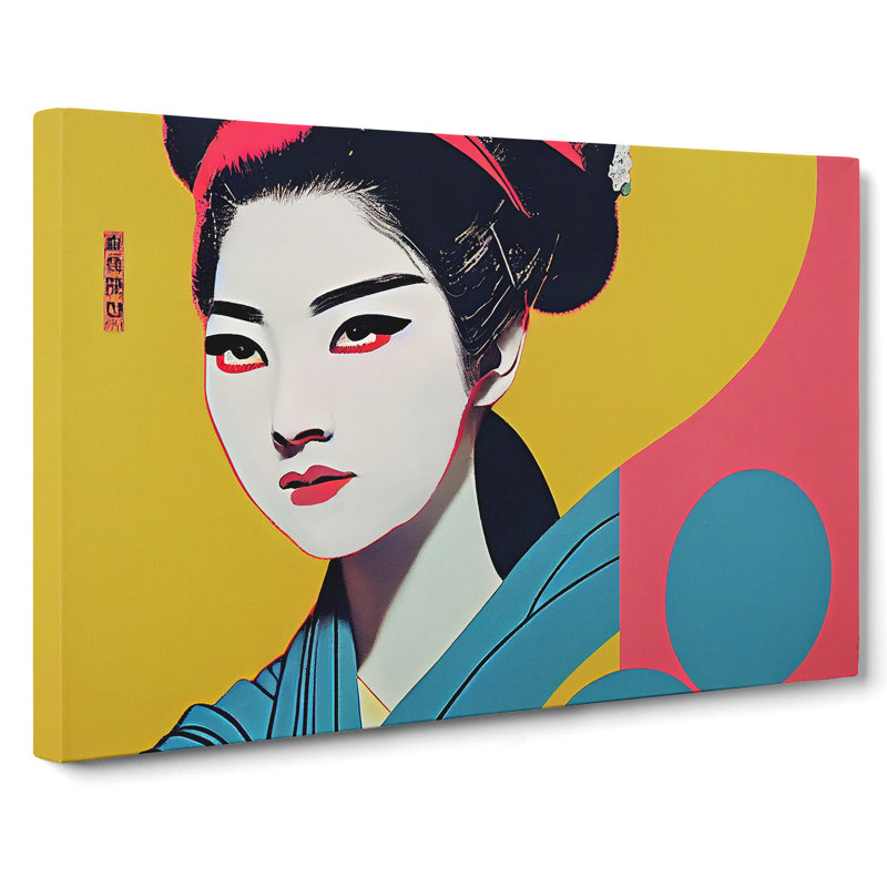 Accomplished Geisha - Wrapped Canvas, 50cm H x 76cm W x 3cm D