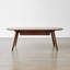 Table basse en bois massif avec rangement Jimon