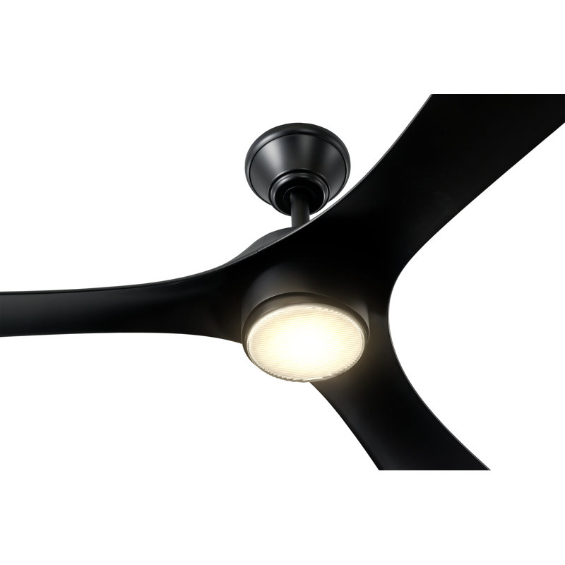 Aerocurve LED Smart Ceiling Fan, Black