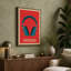 Headphones Bold Graphic Mid-Century - Wrapped Canvas-669176070-669176319