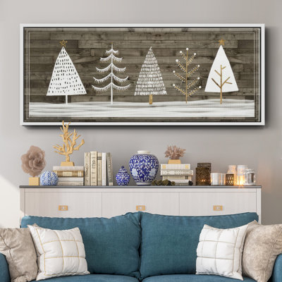 Wooded Passaic Christmas Collection D-, toile encadrée
