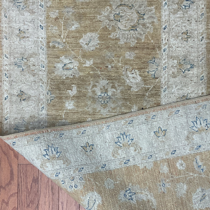  Handmade Oushak Wool Runner