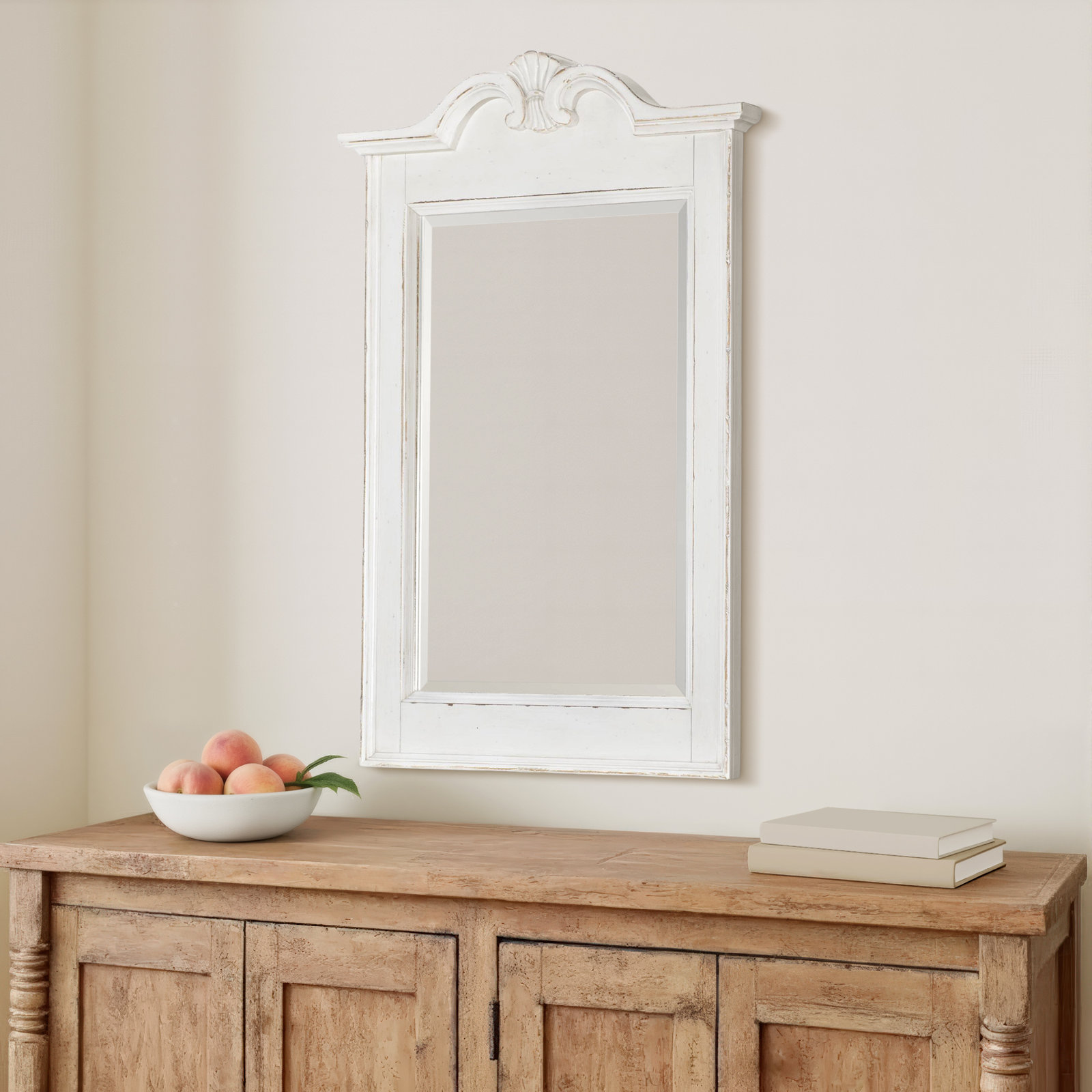 Country Living 30" Mirror, White