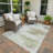 Machine Washable Indoor/Outdoor Chantille ACN2402 Abstract Rug-1695876615