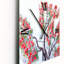 Horloge murale fleurs de printemps-683691960