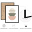 «Mid Century Modern Abstract Shapes», impression encadrée, affiches, petit art mural-104787140-104787144