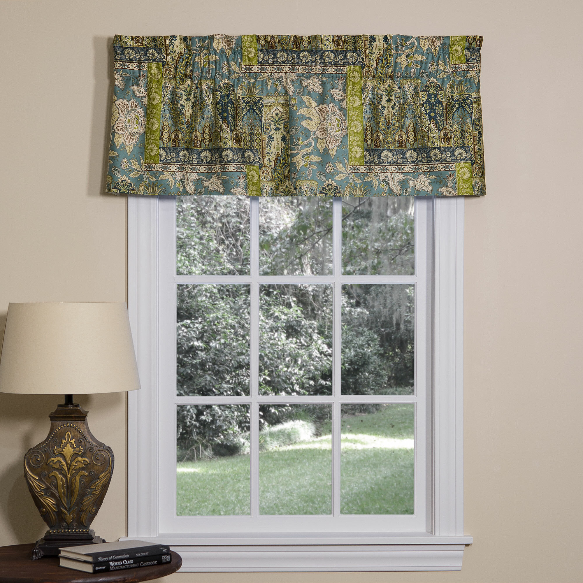 Charlton Home® Gingrich Lined Filler 52'' Window Valance | Wayfair