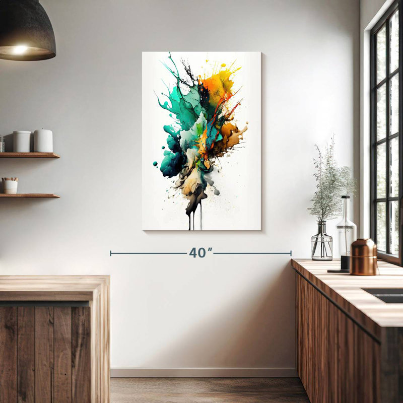 Avery Colorful Fluidity, 39" H x 26" W