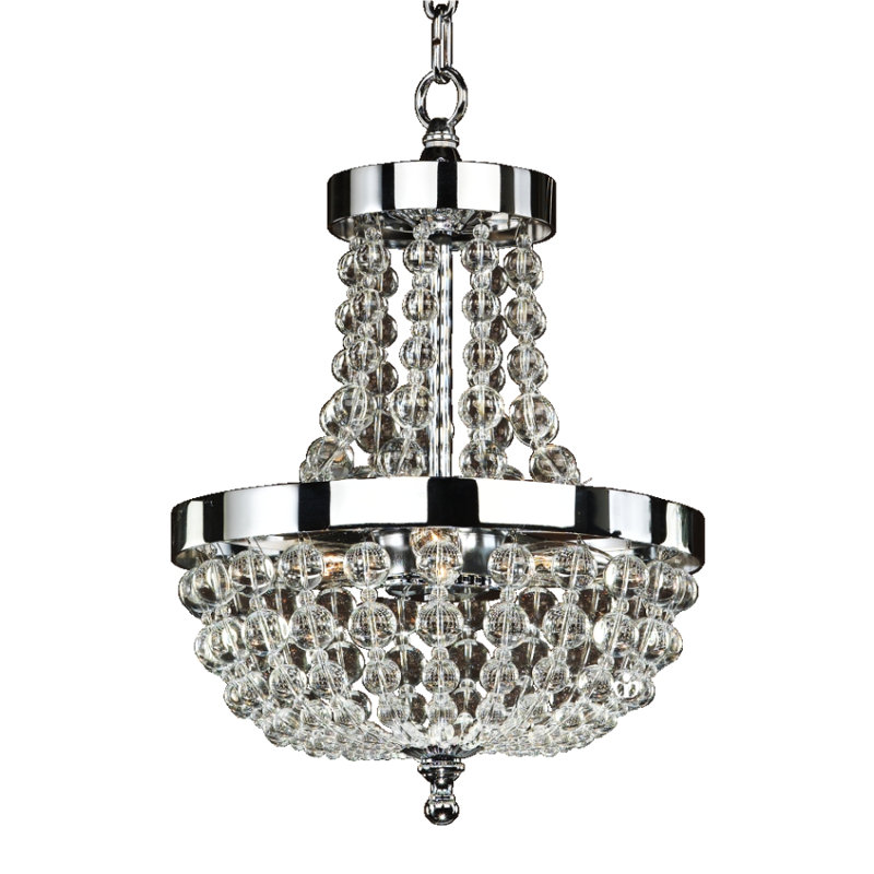 Helland 3 - Light Chrome Unique/Statement Pendant
