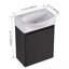 Combinaison de meuble-lavabo pour salle de bain, petit meuble-lavabo moderne en céramique-2040110725